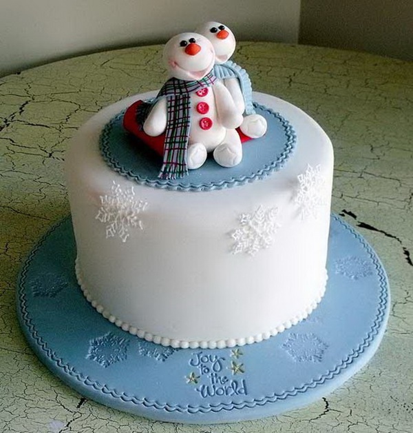 Christmas Cake Decoration Ideas 7