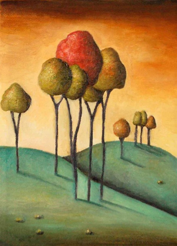 60 Easy And Simple Landscape Painting Ideas
