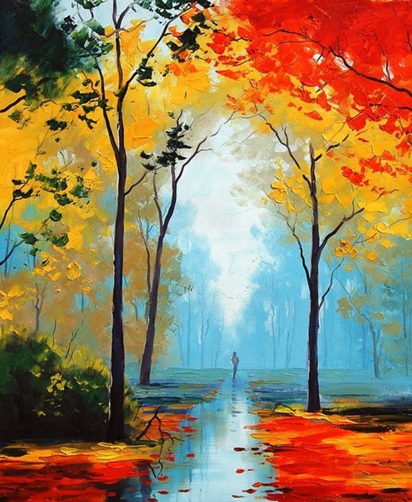 60 Easy And Simple Landscape Painting Ideas