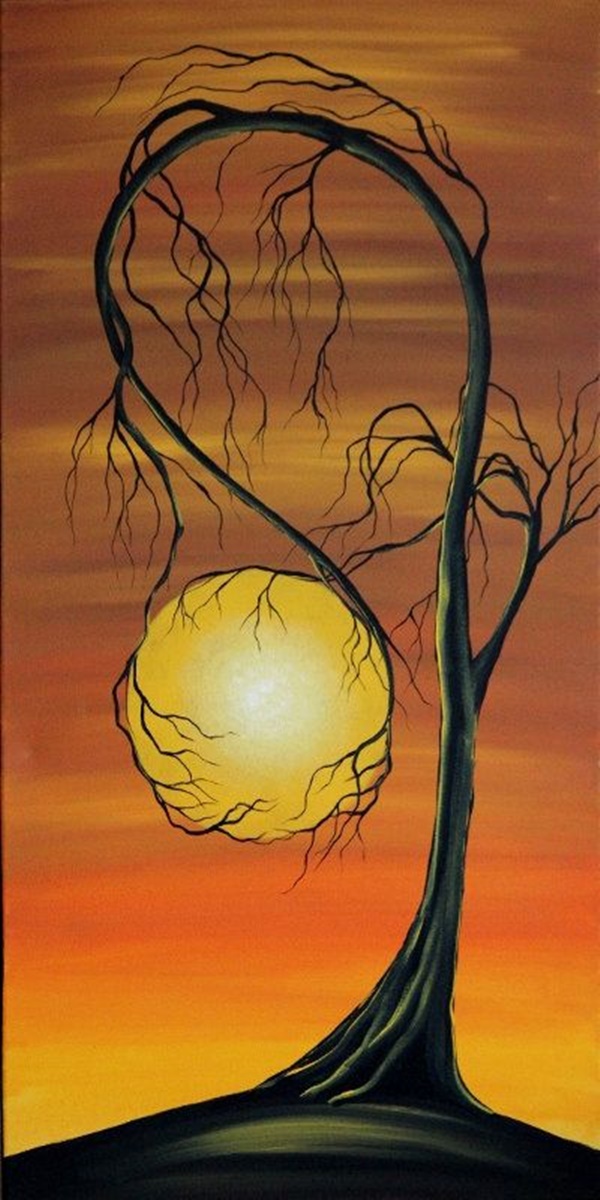 40 Easy And Simple Landscape Painting Ideas