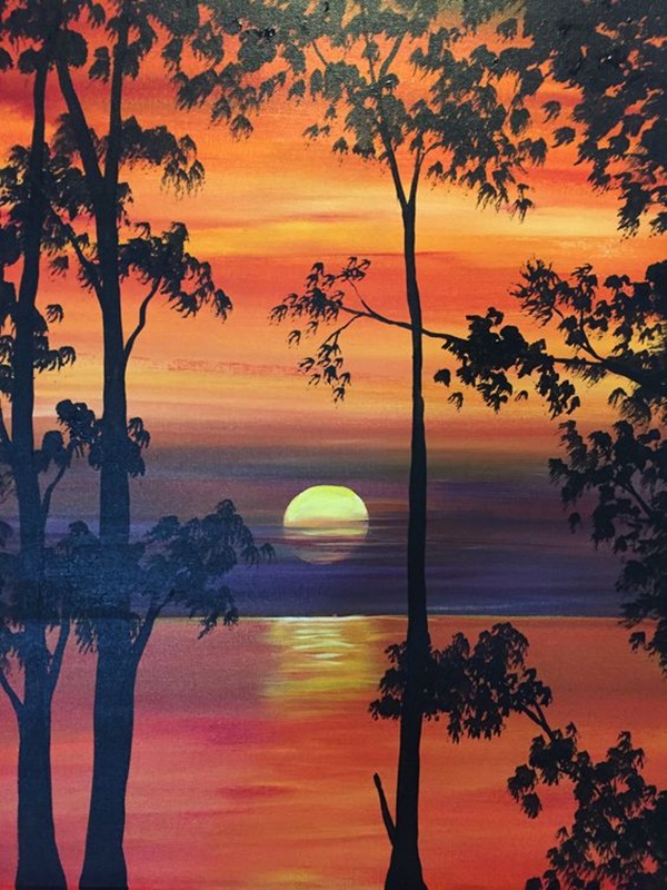 40 Easy And Simple Landscape Painting Ideas
