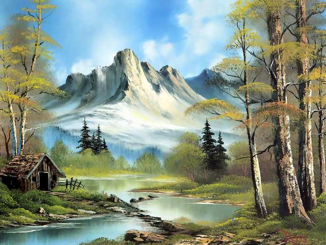 60 Easy And Simple Landscape Painting Ideas, Easy Landscape Painting