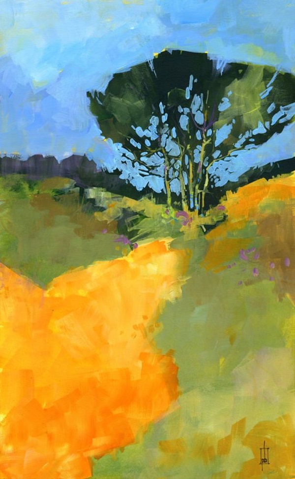 40 Easy And Simple Landscape Painting Ideas