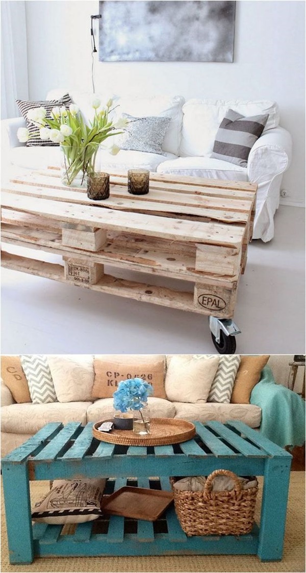  Homemade Coffee Table Ideas for Simple Design