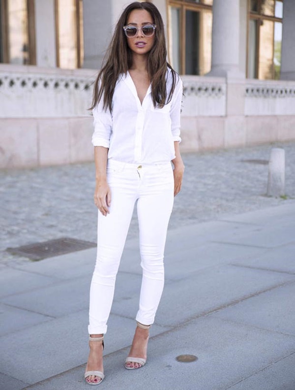 white outfit for women