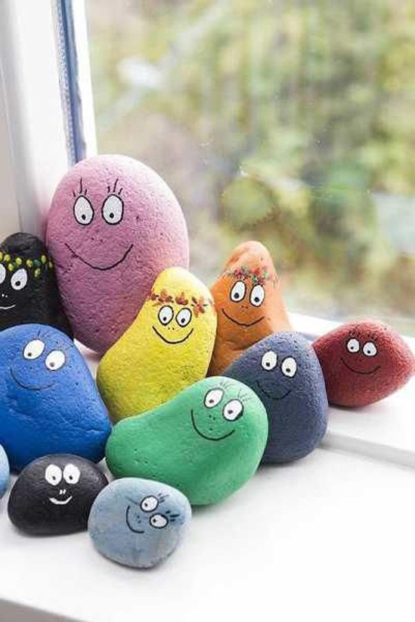40 easy garden and outdoor rock painting ideas