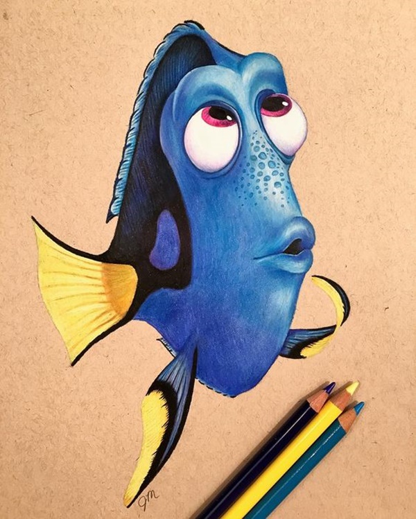 40 Creative And Simple Color Pencil Drawings Ideas