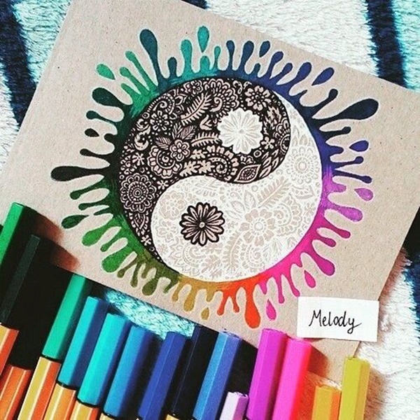 40 Creative And Simple Color Pencil Drawings Ideas