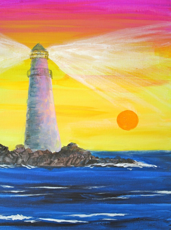 25 Simple And Easy Lighthouse Painting Ideas For Beginners