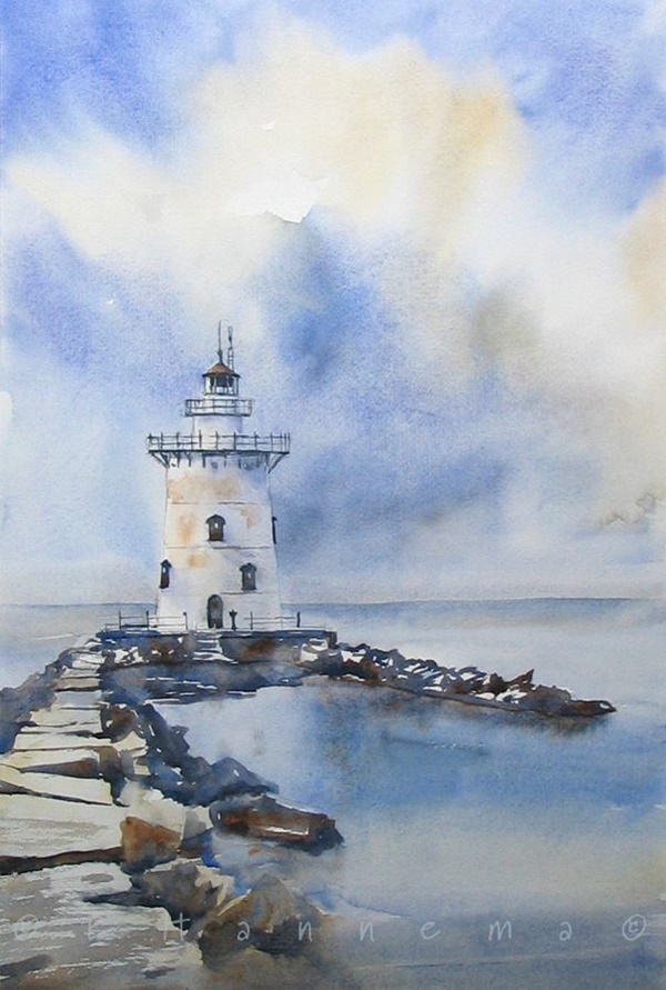 25 Simple And Easy Lighthouse Painting Ideas For Beginners