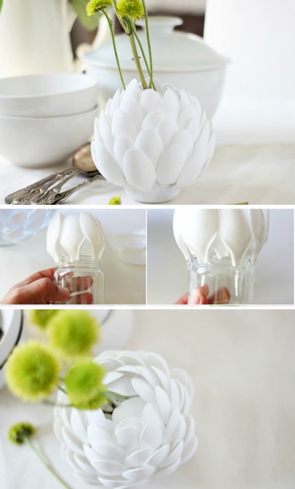 15 Gorgeous DIY Plastic Spoon Craft Ideas - Free Jupiter