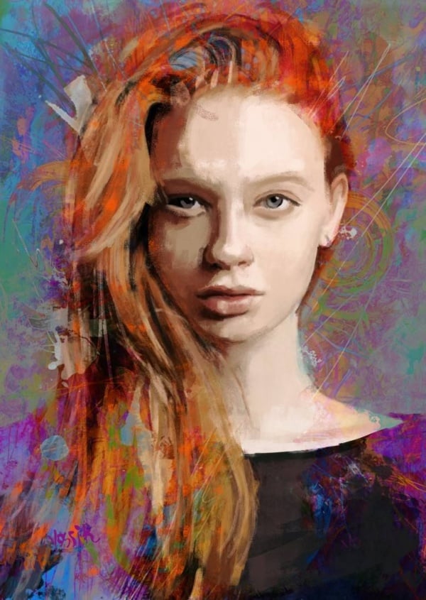 Creative Portrait Painting Ideas