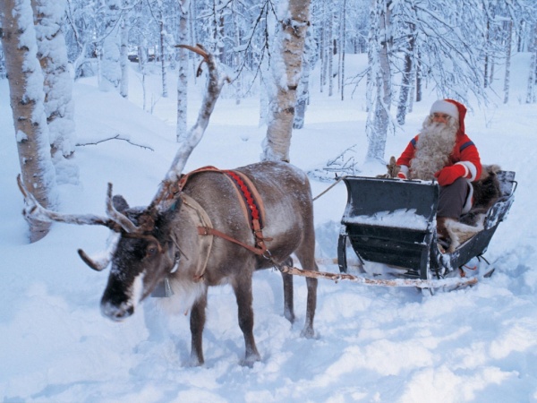 santa_claus_sleigh_ride_lapland_finland_wallpaper