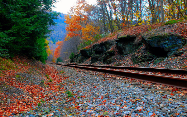 RElaxing railroad track wallpapers (35)
