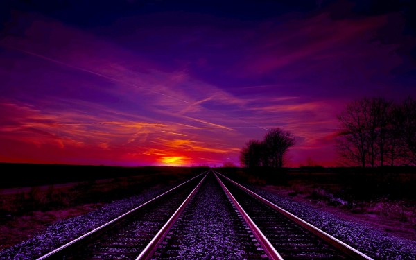 RElaxing railroad track wallpapers (43)