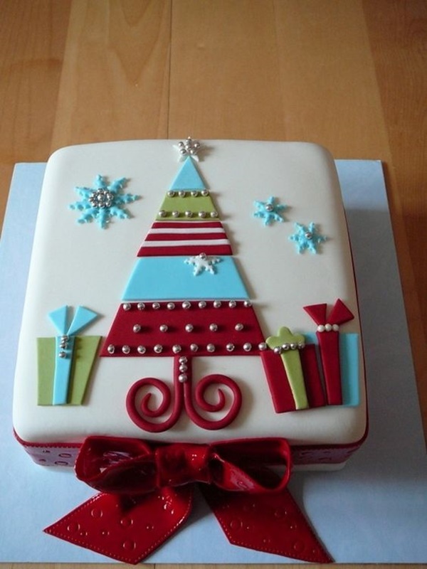 Christmas Cake Decoration Ideas 15