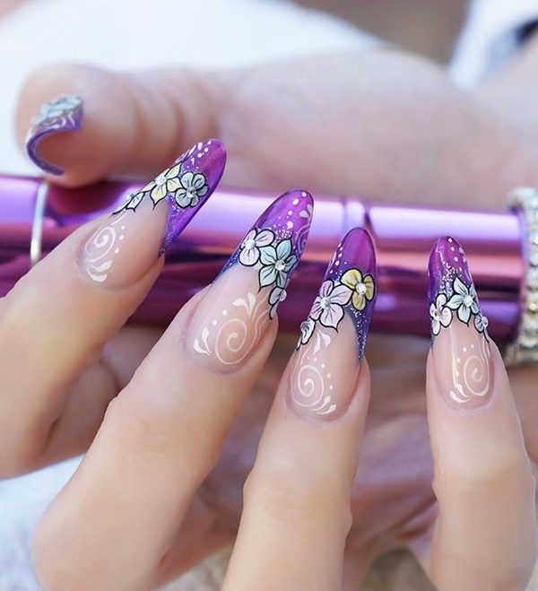 diy flower nail art designs 13