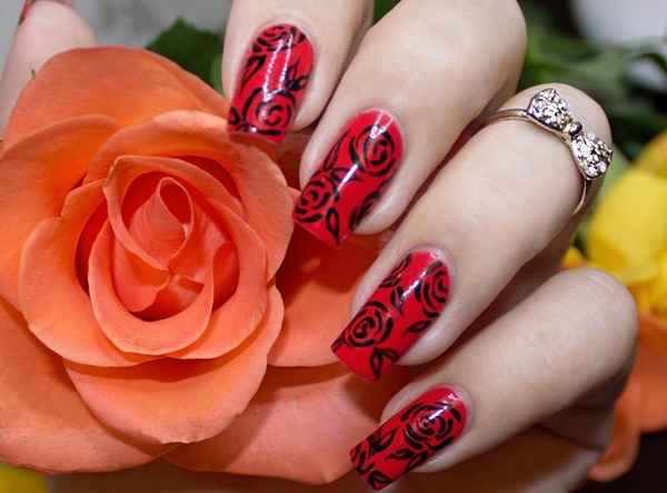 diy flower nail art designs 19