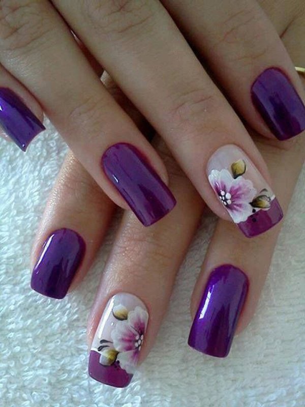 diy flower nail art designs 4