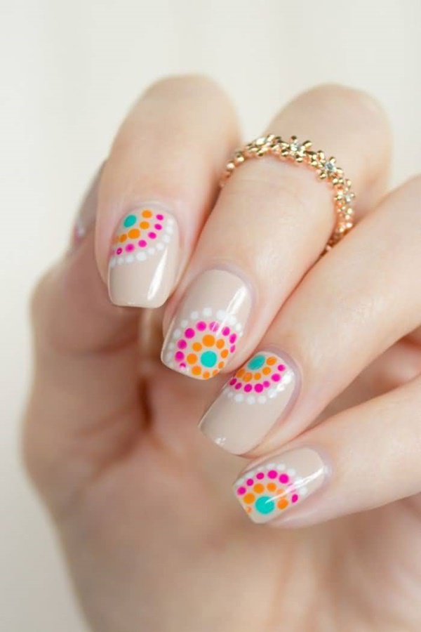diy flower nail art designs 6