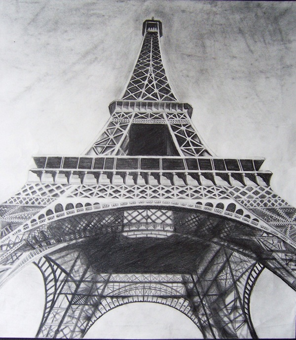 Easy Eiffel Tower Drawing Idea To Try 15