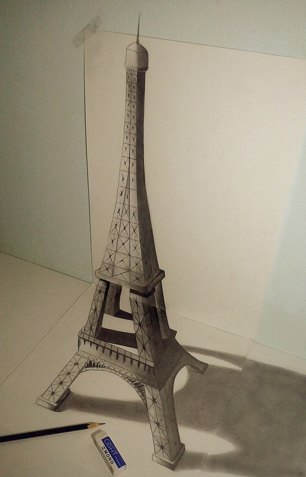 Easy Eiffel Tower Drawing Ideas To Try 17