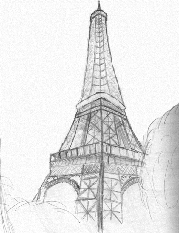 Easy Eiffel Tower Drawing Idea To Try 22