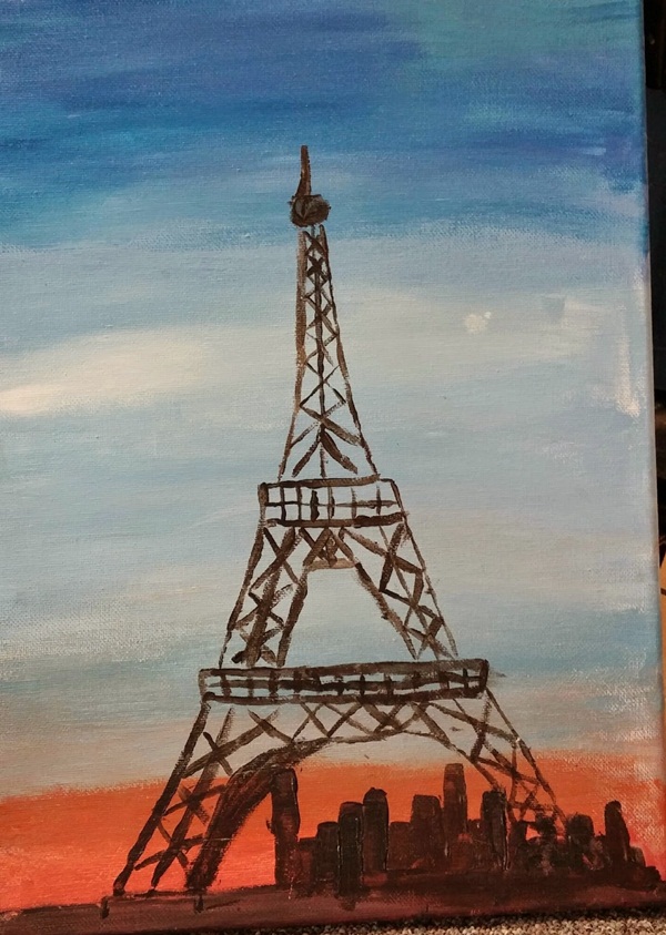 Easy Eiffel Tower Drawing Idea To Try