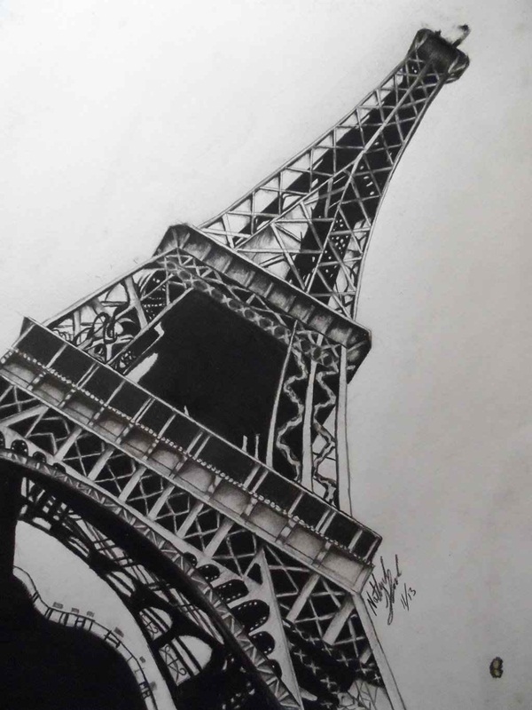 Easy Eiffel Tower Drawing Idea To Try 31