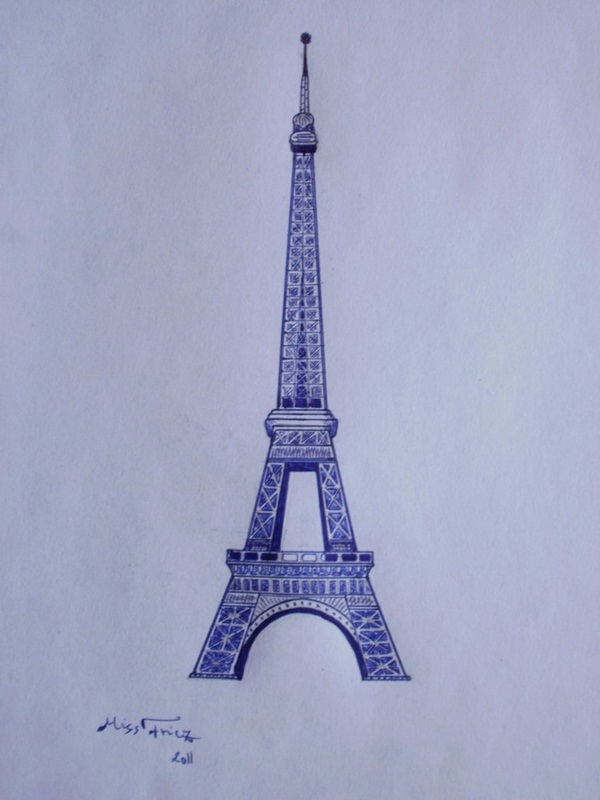 Easy Eiffel Tower Drawing Ideas To Try 8