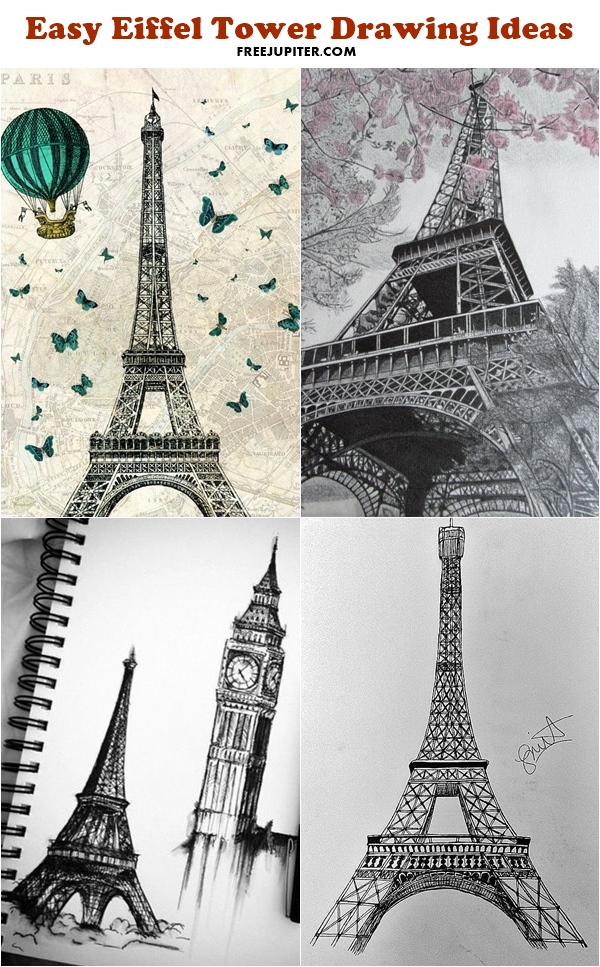 Eiffel Tower in Paris France | Eiffel tower drawing, Eiffel tower  illustration, Paris eiffel tower