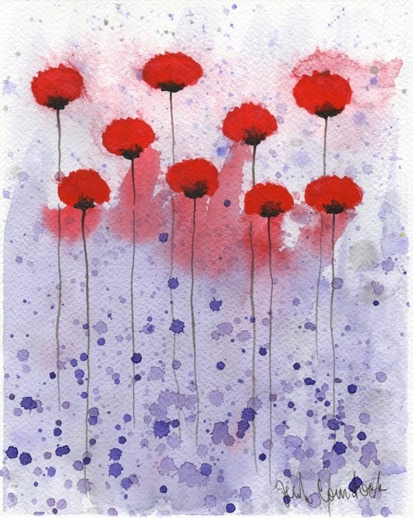 Simple Watercolor Painting Ideas22