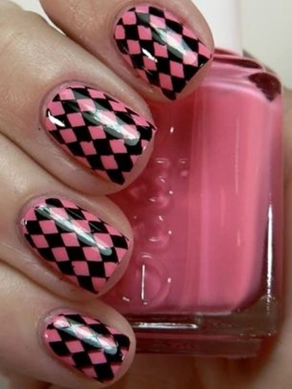 Beautiful-Checkered-Nail-Art-Designs