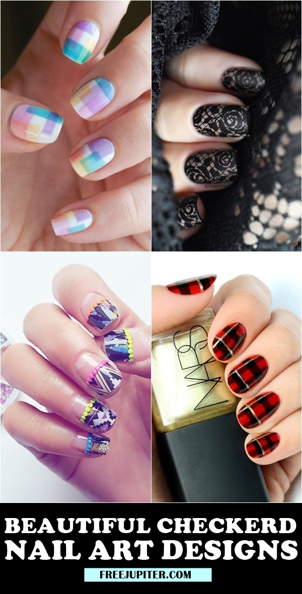 Beautiful-Checkered-Nail-Art-Designs