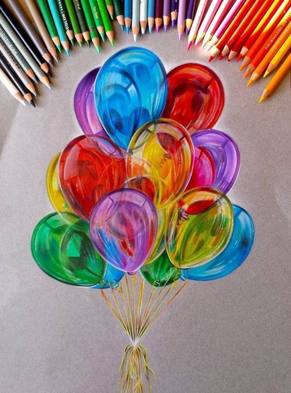 Colored Pencil Art Simple
