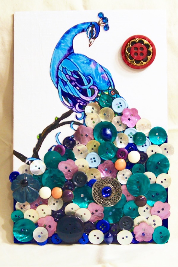 Decorative-And-Brilliant-Button-Art-And-Craft-Ideas