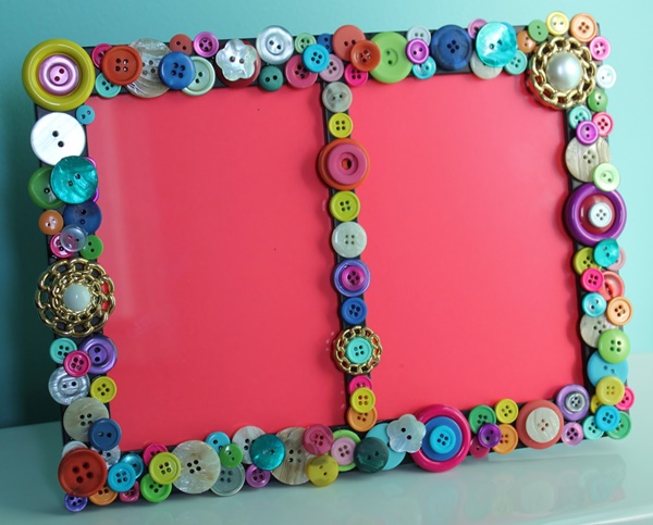 Decorative-And-Brilliant-Button-Art-And-Craft-Ideas