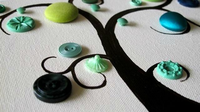 Decorative-And-Brilliant-Button-Art-And-Craft-Ideas