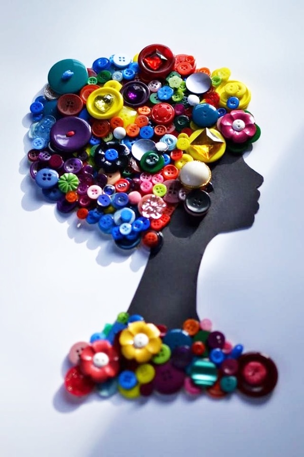 Decorative-And-Brilliant-Button-Art-And-Craft-Ideas