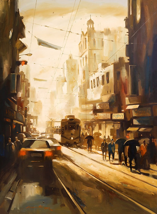 Cityscape-Painting-On-Canvas