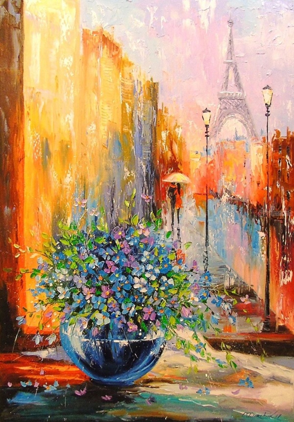 Cityscape-Painting-On-Canvas