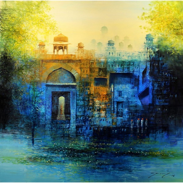 Cityscape-Painting-On-Canvas