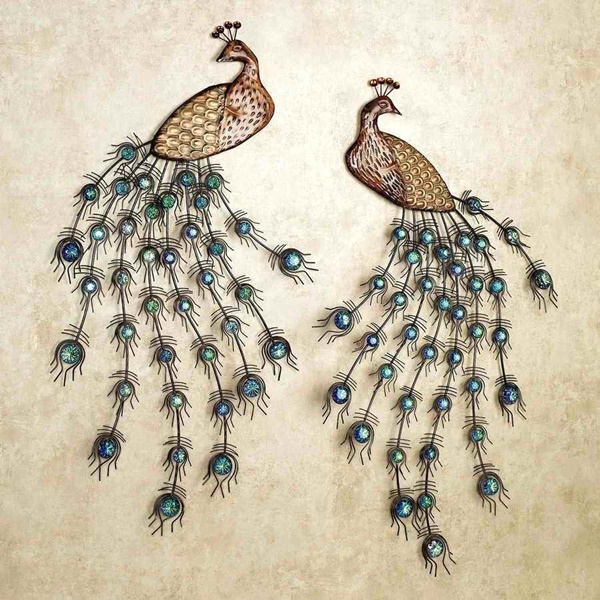 Peacock-Feather-Wall-Decor-Ideas