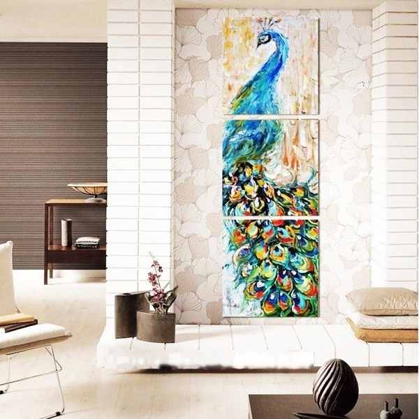 Peacock-Feather-Wall-Decor-Ideas