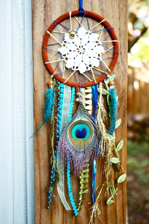 Peacock-Feather-Wall-Decor-Ideas