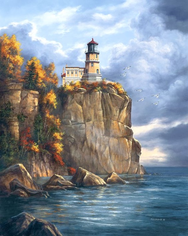 Simple-And-Easy-Lighthouse-Painting-Ideas