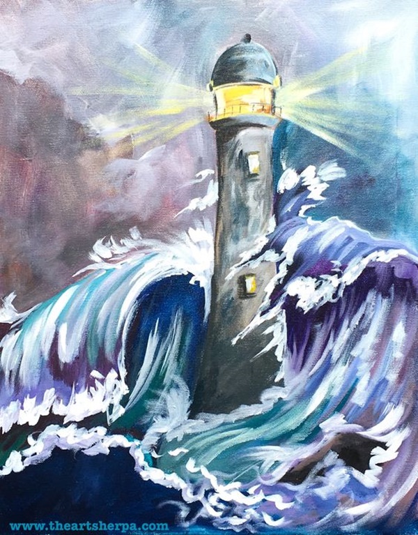 Simple-And-Easy-Lighthouse-Painting-Ideas