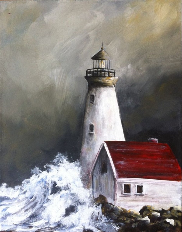 Simple-And-Easy-Lighthouse-Painting-Ideas