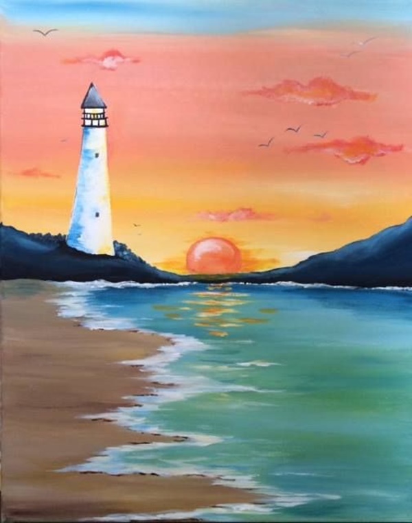 Simple-And-Easy-Lighthouse-Painting-Ideas