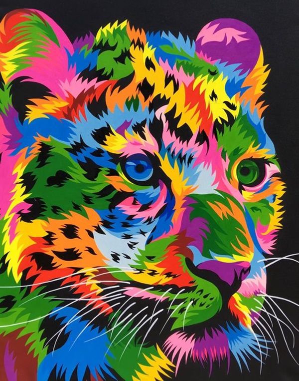 Easy Abstract Animals Painting Ideas